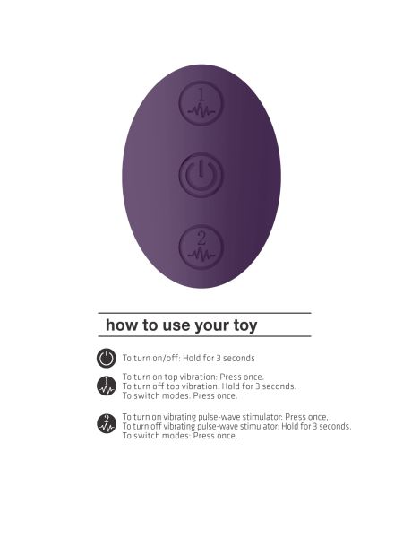 Enora - Wand & Vibrator - Purple - 10