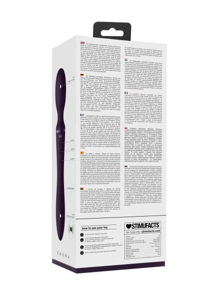 Enora - Wand & Vibrator - Purple - 12