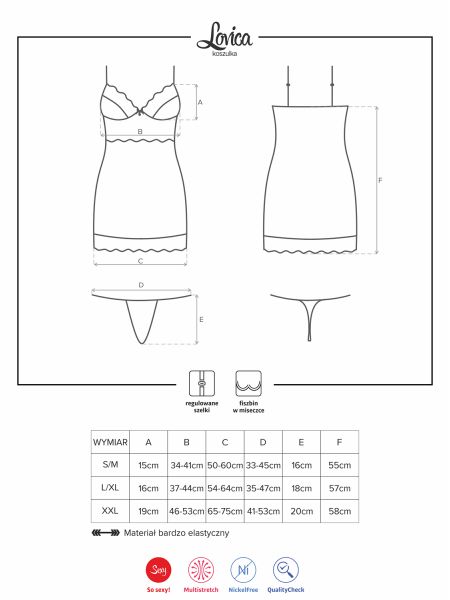 Erotyczna koszulka stringi sex komplet lovica l/xl - 7