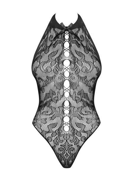 Erotyczne wycięte sex body czarne b119 s/m/l - 5