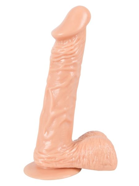 Duże giętkie realistyczne dildo przyssawka 22,5 cm - 3