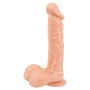 Duże giętkie realistyczne dildo przyssawka 22,5 cm - 8