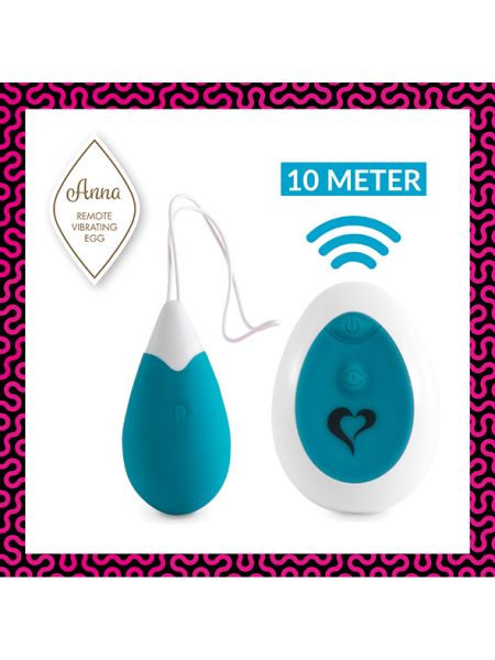 FeelzToys - Anna Vibrating Egg Remote Deep Green