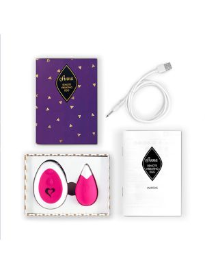 FeelzToys - Anna Vibrating Egg Remote Deep Pink - image 2