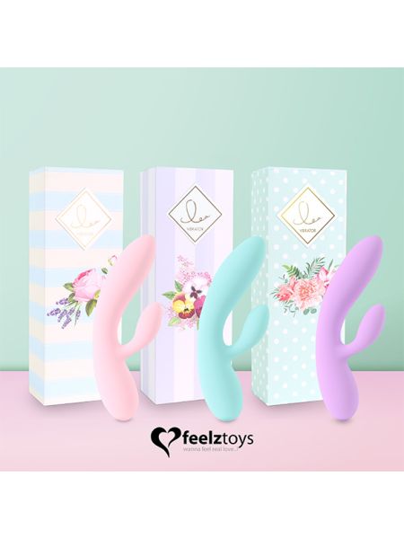 FeelzToys - Lea Rabbit Vibrator Ocean Blue - 7