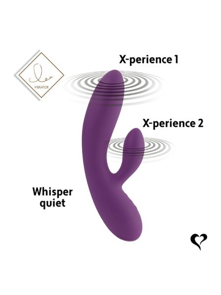 FeelzToys - Lea Rabbit Vibrator Purple - 6