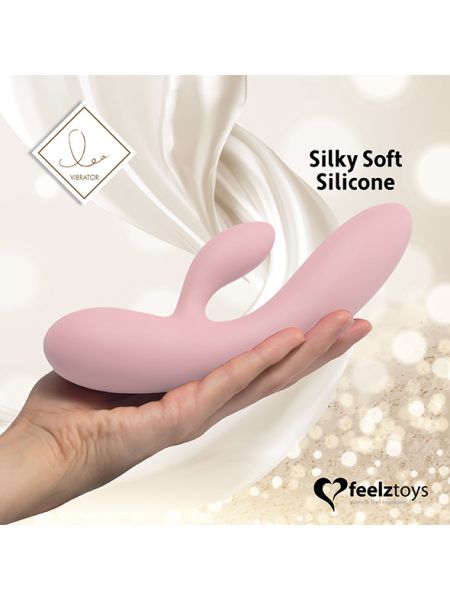 FeelzToys - Lea Rabbit Vibrator Soft Pink - 4