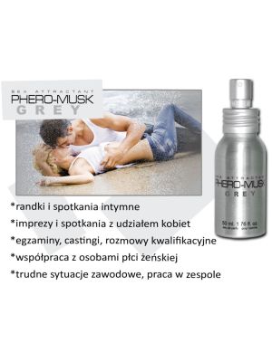 Feromony-PHERO-MUSK GREY 50 ml for men - image 2