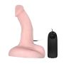 Zakrzywiony realistyczny penis z wibracjami 20 cm - 5