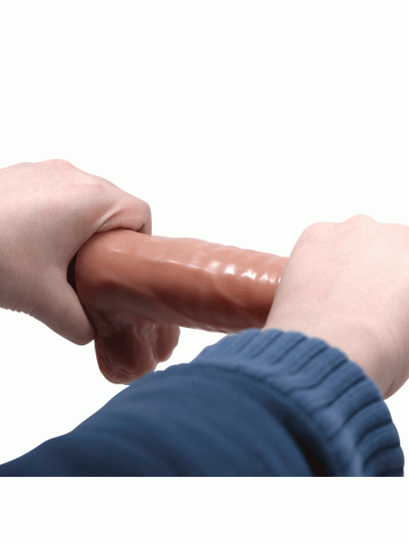 Miękkie i giętkie realistyczne dildo z wibracjami - 15