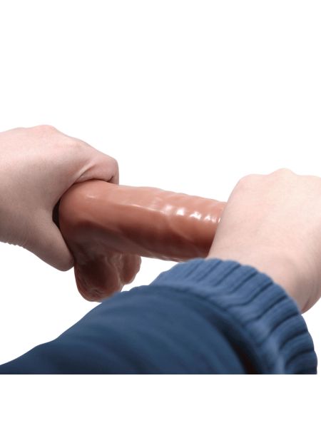 Miękkie i giętkie realistyczne dildo z wibracjami - 16