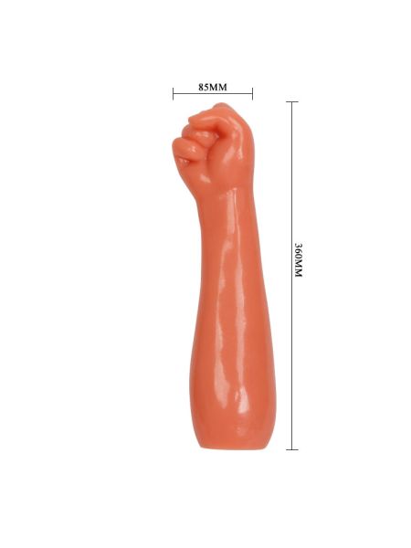 Fisting ostry sex ręka dłoń dildo duży rozmiar 36c - 4