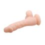 Realistyczne dildo przyssawką żylasty penis 21 cm - 4