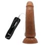 Miękkie realistyczne dildo z wibracjami 18,5 cm - 5