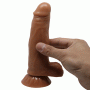 Miękkie realistyczne dildo z wibracjami 18,5 cm - 8