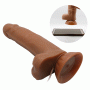 Miękkie realistyczne dildo z wibracjami 18,5 cm - 11