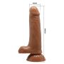 Miękkie realistyczne dildo z wibracjami 18,5 cm - 12