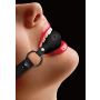 Kulisty knebel oddychający Ouch! Gag Ball Black - 2