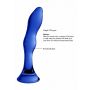 Szklane wodoodporne dildo do anusa i pochwy 15 cm - 11