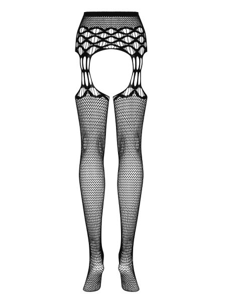 Garter stockings pończochy obsessive s816 xl/xxl - 4