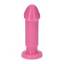 Różowe dildo gładki trzon z mocną przyssawką 15 cm - 9