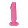 Różowe dildo gładki trzon z mocną przyssawką 15 cm - 11