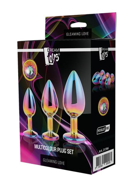 GLEAMING LOVE MULTICOLOUR PLUG SET - 9