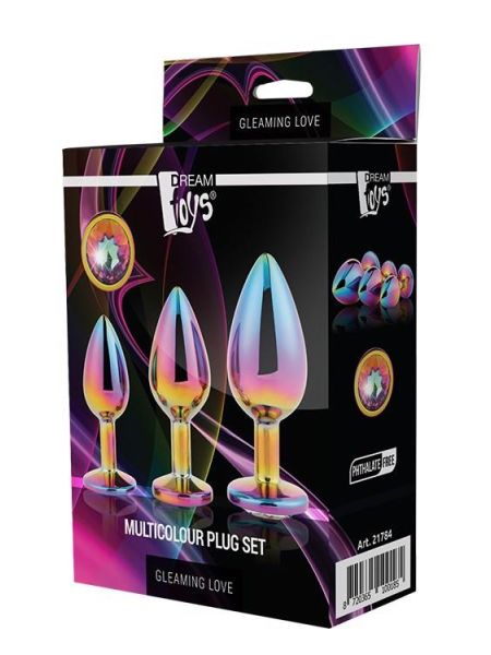 GLEAMING LOVE MULTICOLOUR PLUG SET - 2