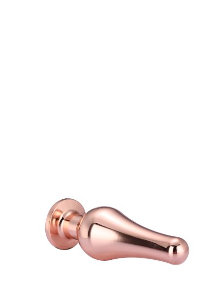 GLEAMING LOVE ROSE GOLD PLEASURE PLUG L - 8