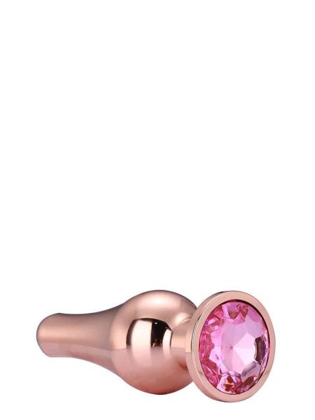 GLEAMING LOVE ROSE GOLD PLEASURE PLUG L - 7