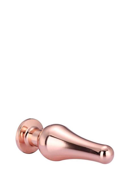 GLEAMING LOVE ROSE GOLD PLEASURE PLUG L - 9