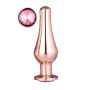 GLEAMING LOVE ROSE GOLD PLEASURE PLUG L - 3