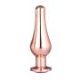 GLEAMING LOVE ROSE GOLD PLEASURE PLUG L - 5