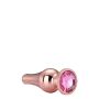 GLEAMING LOVE ROSE GOLD PLEASURE PLUG L - 8