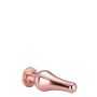 GLEAMING LOVE ROSE GOLD PLEASURE PLUG L - 10