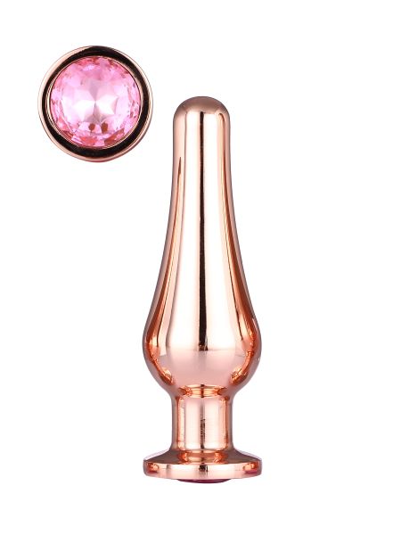 GLEAMING LOVE ROSE GOLD PLEASURE PLUG M - 2