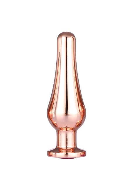 GLEAMING LOVE ROSE GOLD PLEASURE PLUG M - 4