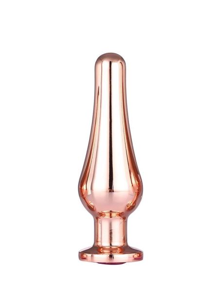 GLEAMING LOVE ROSE GOLD PLEASURE PLUG M - 5