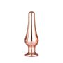 GLEAMING LOVE ROSE GOLD PLEASURE PLUG M - 5