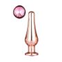 GLEAMING LOVE ROSE GOLD PLEASURE PLUG M - 4