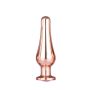 GLEAMING LOVE ROSE GOLD PLEASURE PLUG M - 6