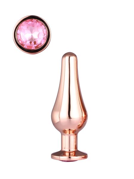 GLEAMING LOVE ROSE GOLD PLEASURE PLUG S - 2