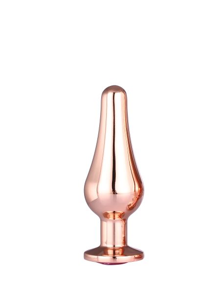 GLEAMING LOVE ROSE GOLD PLEASURE PLUG S - 4