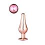 GLEAMING LOVE ROSE GOLD PLEASURE PLUG S - 3