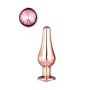 GLEAMING LOVE ROSE GOLD PLEASURE PLUG S - 4