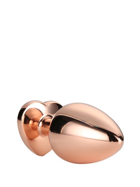 GLEAMING LOVE ROSE GOLD PLUG LARGE - 5