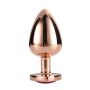 GLEAMING LOVE ROSE GOLD PLUG LARGE - 2