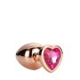 GLEAMING LOVE ROSE GOLD PLUG LARGE - 4