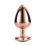 GLEAMING LOVE ROSE GOLD PLUG LARGE - 7