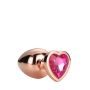 GLEAMING LOVE ROSE GOLD PLUG LARGE - 9